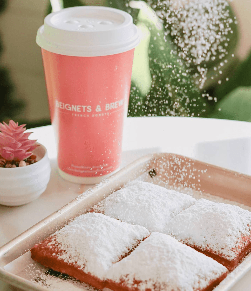 Coffee and beignets